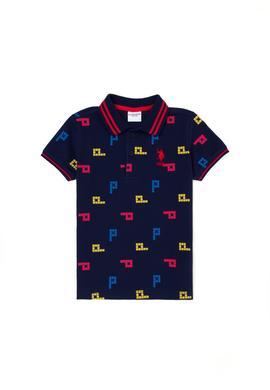 Erkek Çocuk Lacivert Polo Yaka Tişört - 50263527031