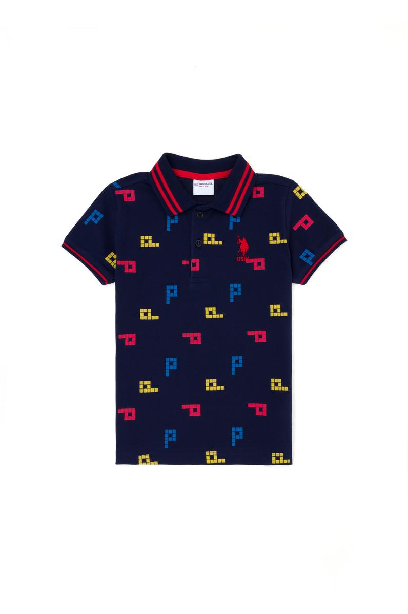 Erkek Çocuk Lacivert Polo Yaka Tişört