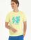 Erkek Açık Sarı Bisiklet Yaka Tişört