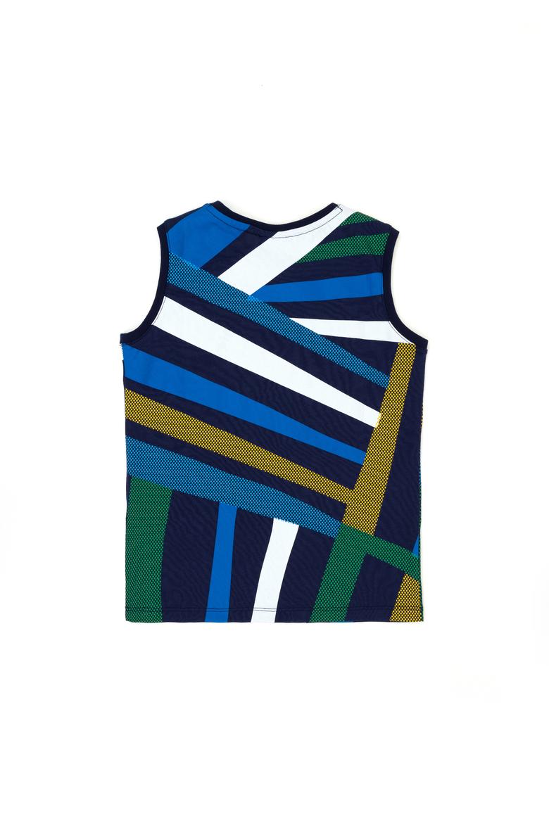 Erkek Çocuk Lacivert Bisiklet Yaka Kolsuz Tişört - 50263574023