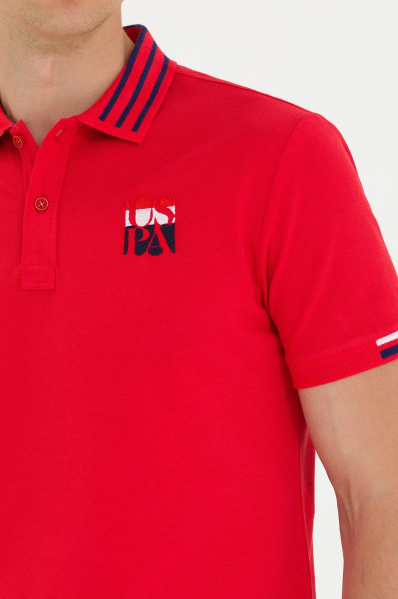 Erkek Kırmızı Polo Yaka Tişört