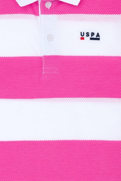Erkek Çocuk Pembe Polo Yaka Tişört