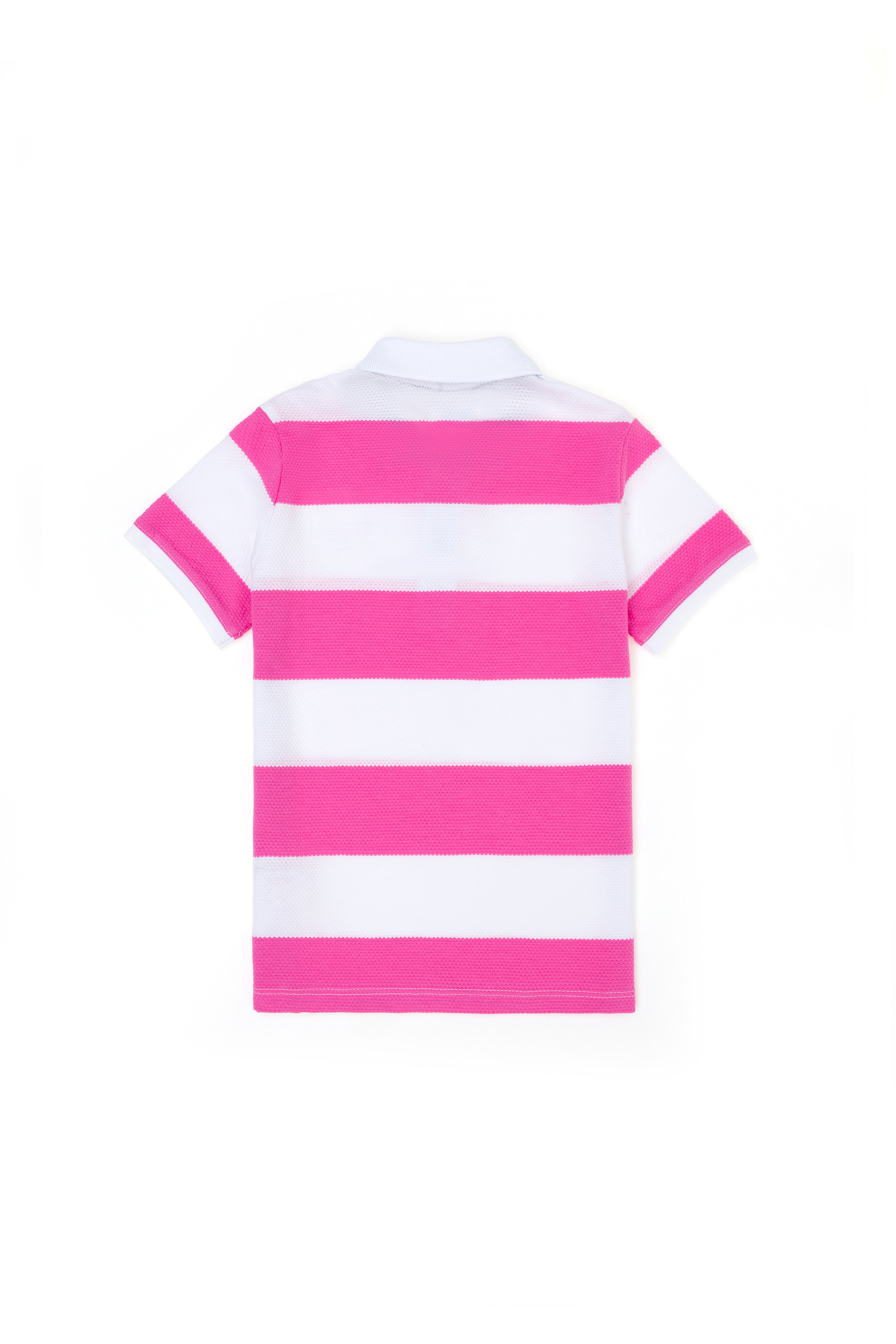 Erkek Çocuk Pembe Polo Yaka Tişört - Image 2