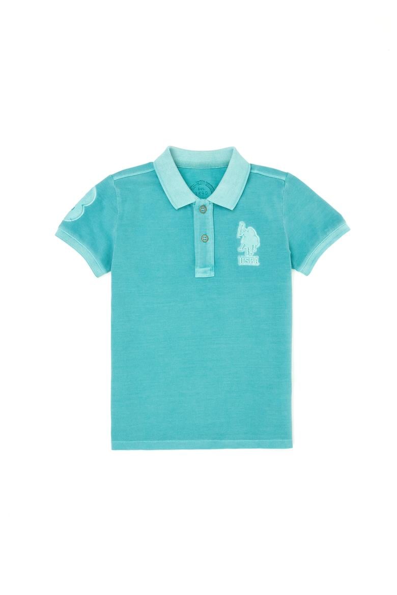 Erkek Çocuk Mint Yeşili Polo Yaka Tişört