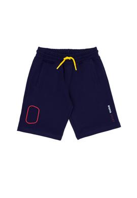 Çocuk Lacivert Örme Şort - 50263579032