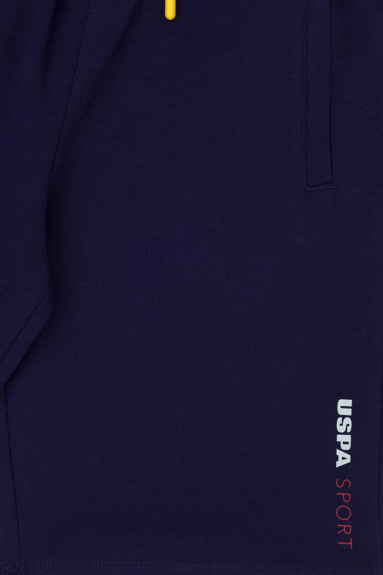 Çocuk Lacivert Örme Şort - 50263579032