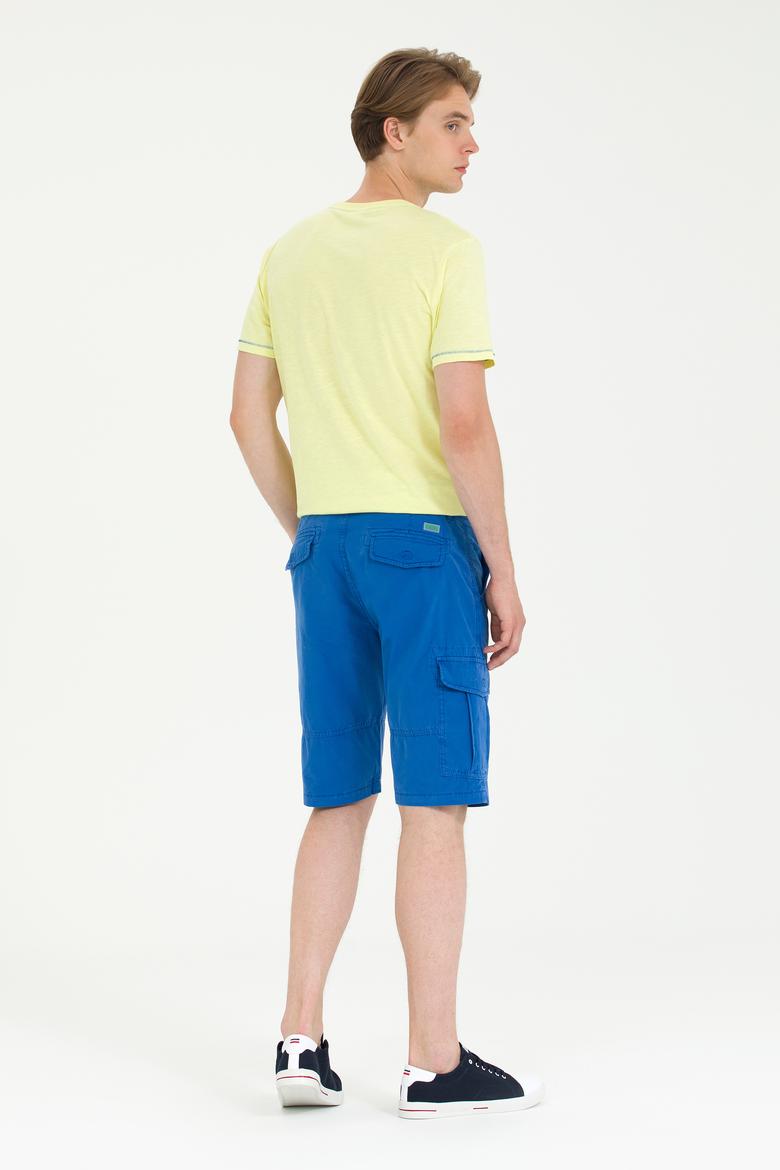 Erkek Saks Dokuma Şort - 50263843007