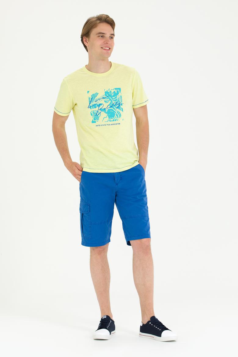 Erkek Saks Dokuma Şort - 50263843007