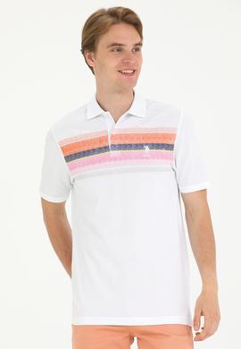 Erkek Kiremit Polo Yaka Tişört - 50266757021