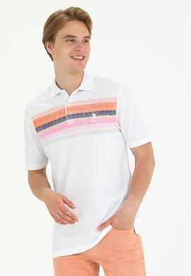 Erkek Kiremit Polo Yaka Tişört - 50266757021