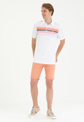 Erkek Kiremit Polo Yaka Tişört - 50266757021