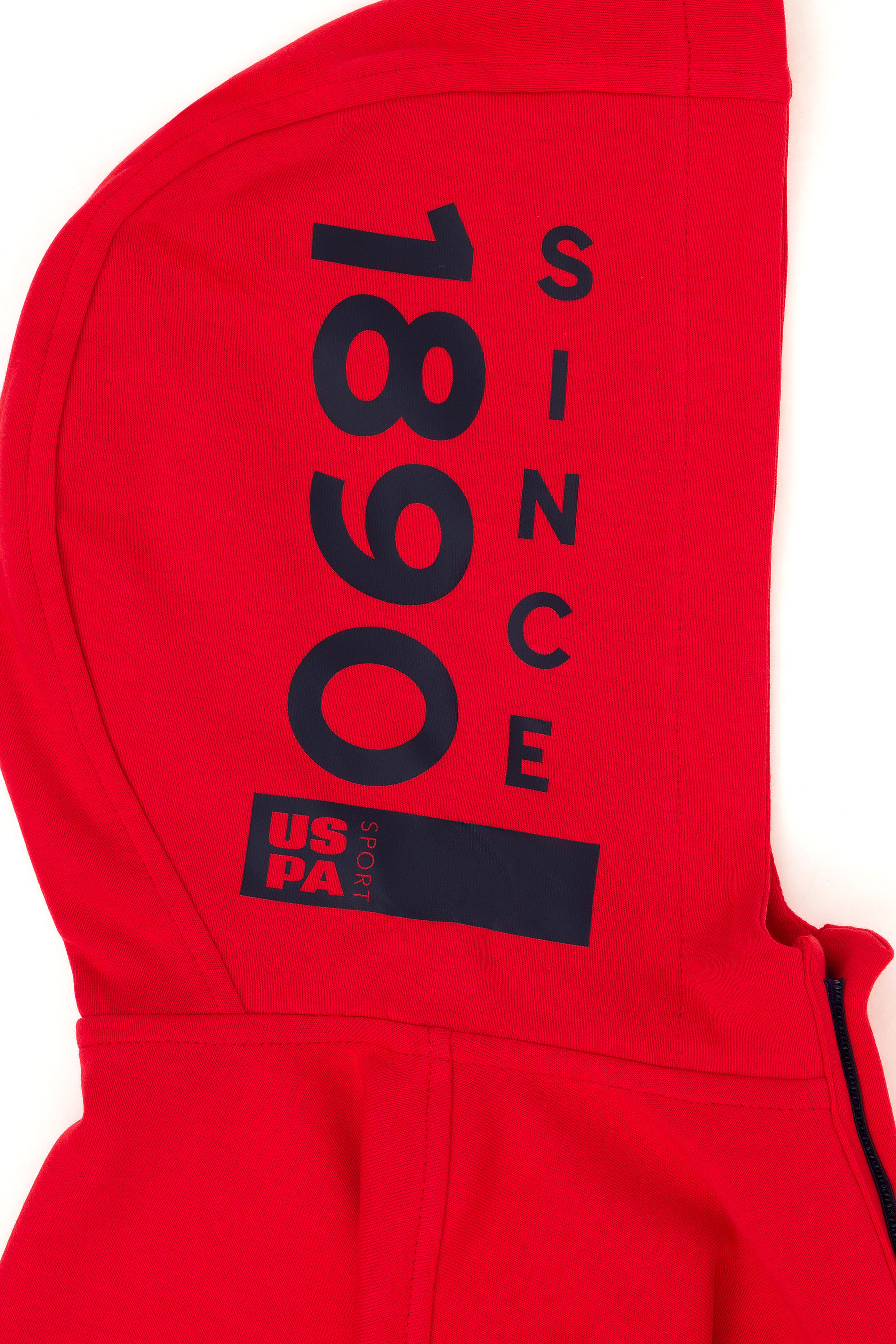 Çocuk Kırmızı Kapüşonlu Sweatshirt - Image 4