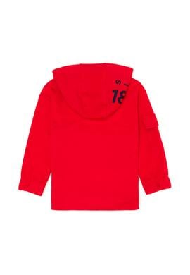 Çocuk Kırmızı Kapüşonlu Sweatshirt - 50263563027