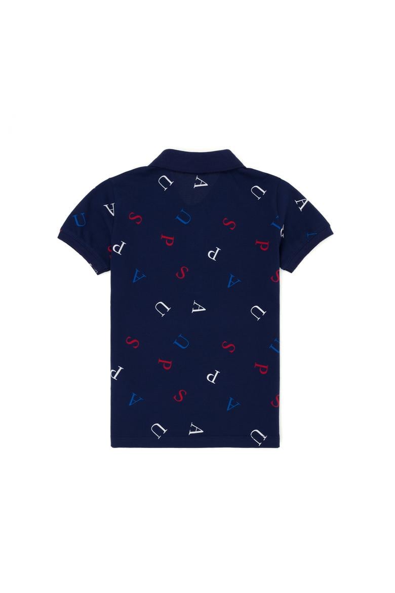 Erkek Çocuk Lacivert Polo Yaka Tişört - 50266074002