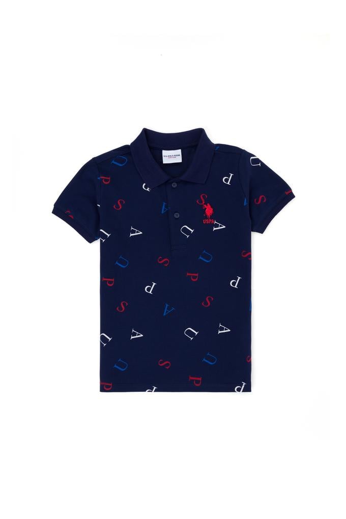 Erkek Çocuk Lacivert Polo Yaka Tişört