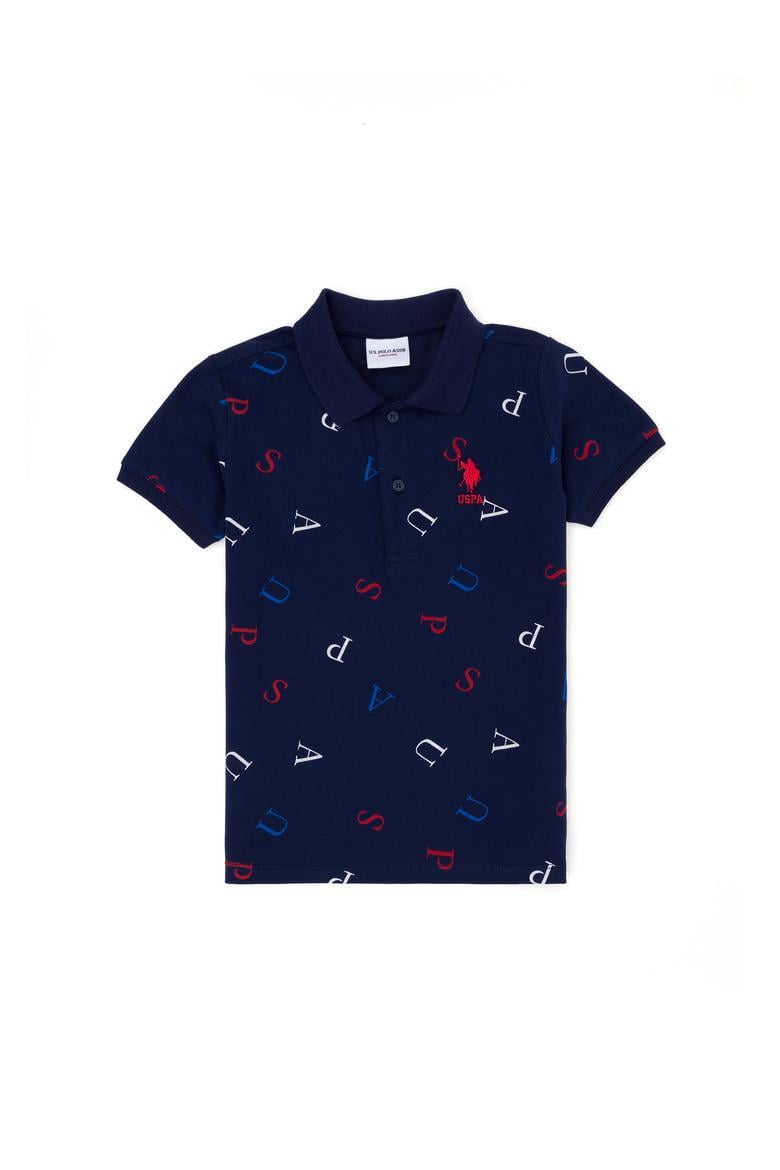 Erkek Çocuk Lacivert Polo Yaka Tişört