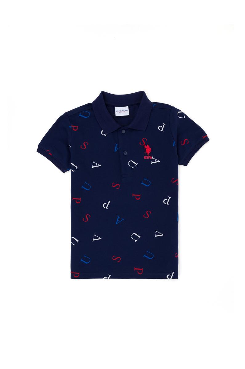 Erkek Çocuk Lacivert Polo Yaka Tişört