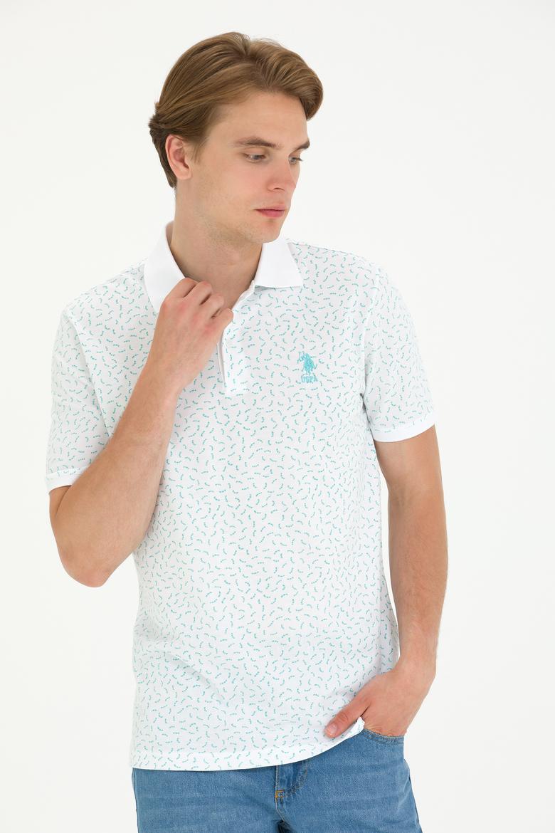 Erkek Mint Polo Yaka Tişört