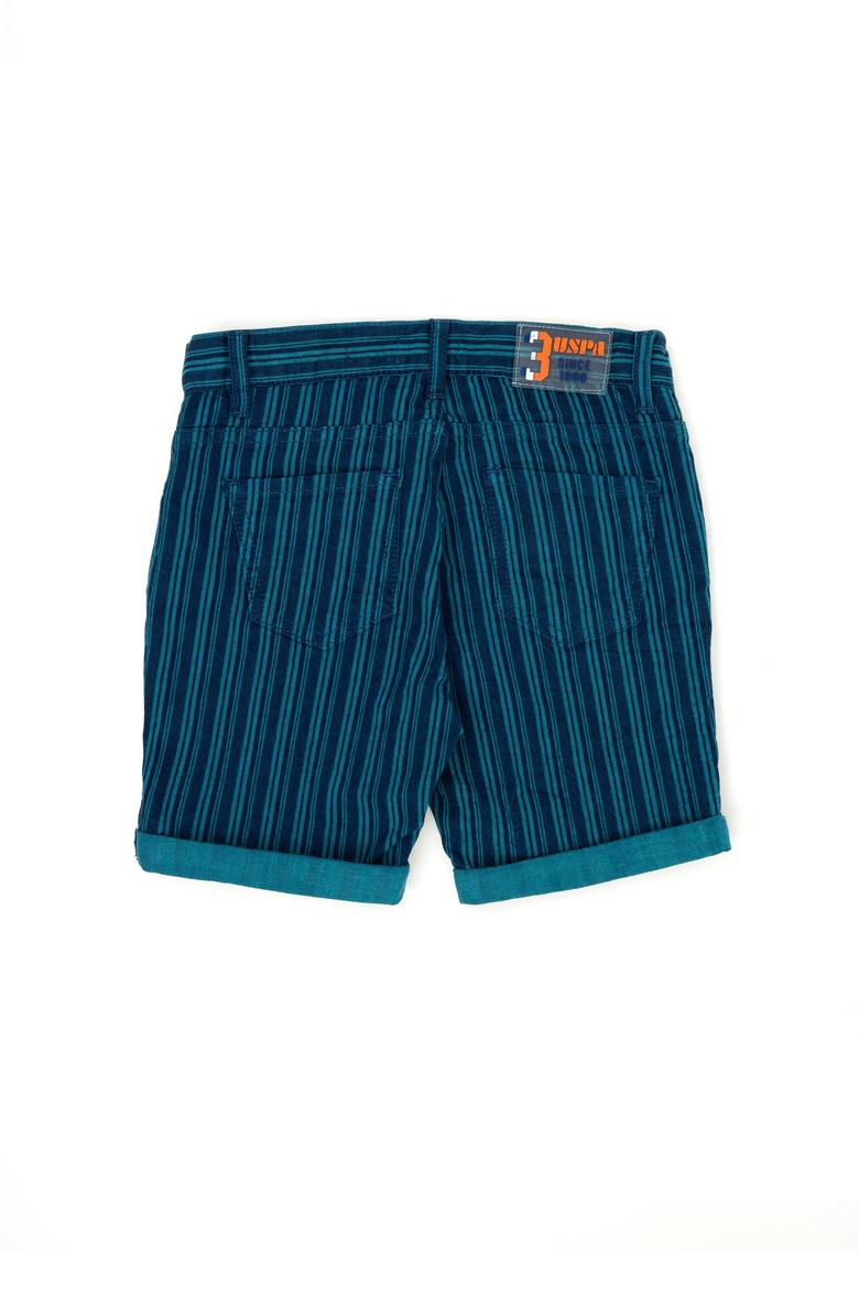 Erkek Çocuk Mavi Jean Şort - 50264444011