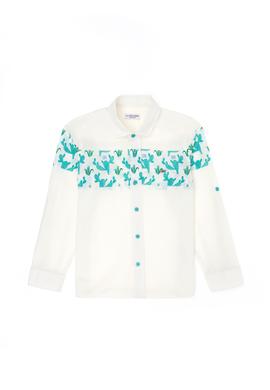 Erkek Çocuk Mint Uzun Kollu Gömlek - 50264502021