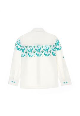 Erkek Çocuk Mint Uzun Kollu Gömlek - 50264502021