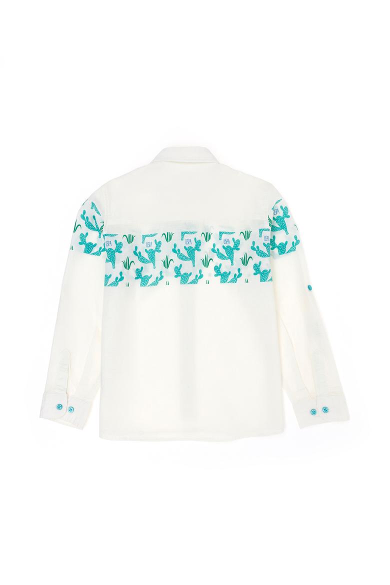 Erkek Çocuk Mint Uzun Kollu Gömlek - 50264502021