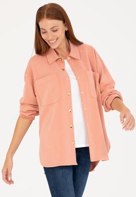 Kadın Pudra Örme Gömlek - 50267519007