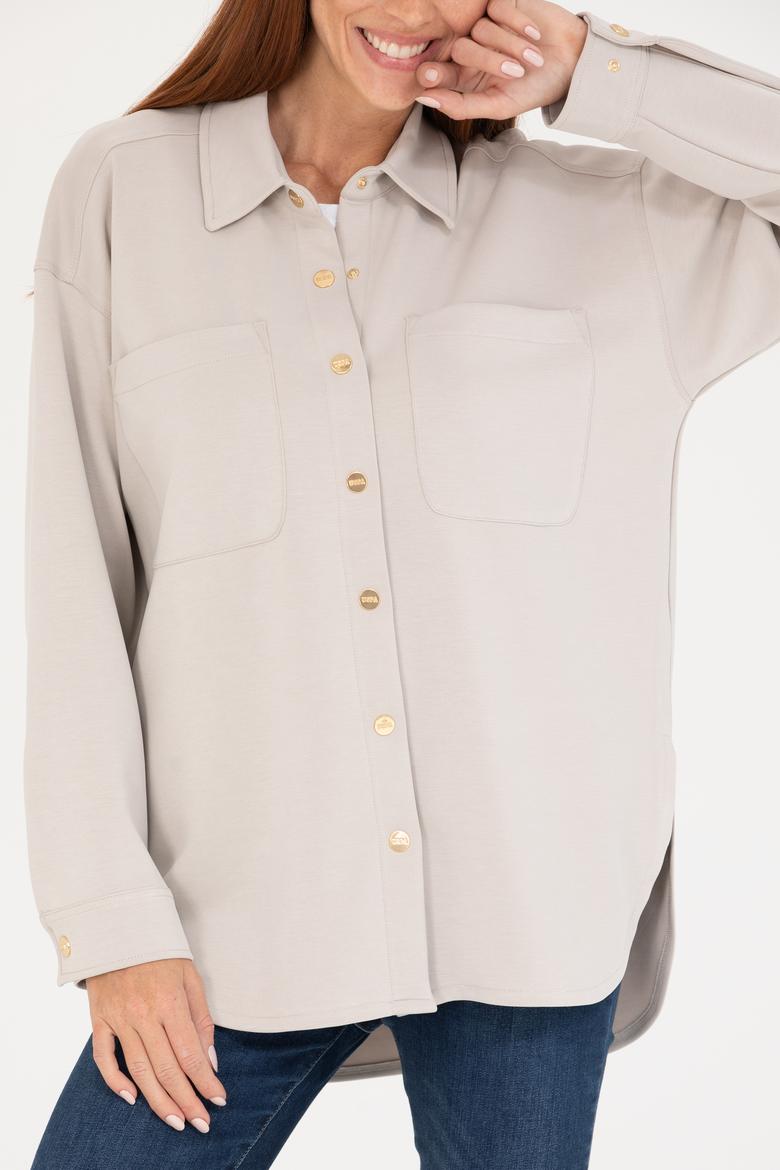 Kadın Taş Örme Gömlek - 50267519009