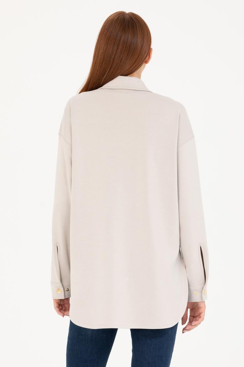 Kadın Taş Örme Gömlek - 50267519009