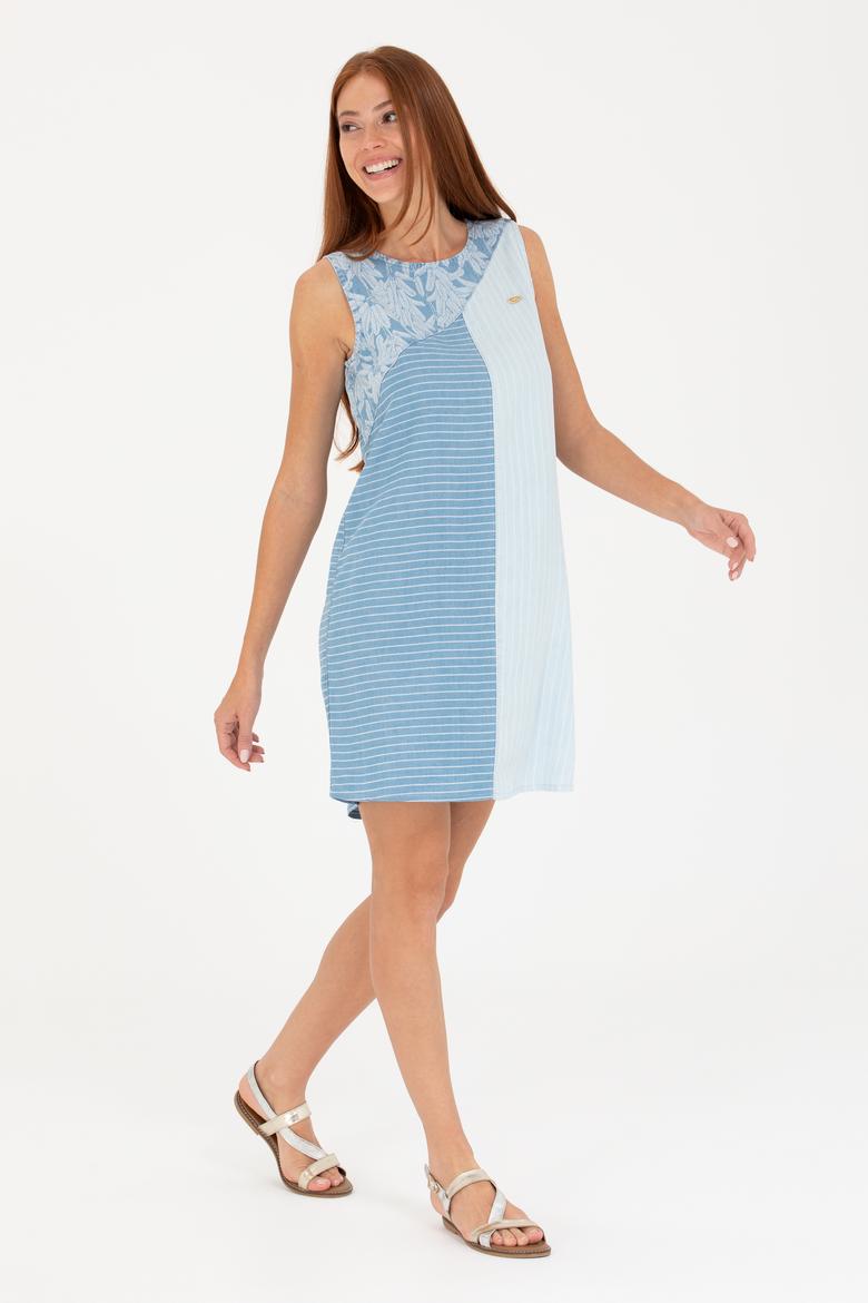 Kadın Açık Mavi Jean Elbise