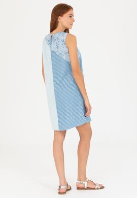 Kadın Açık Mavi Jean Elbise - 50263054001