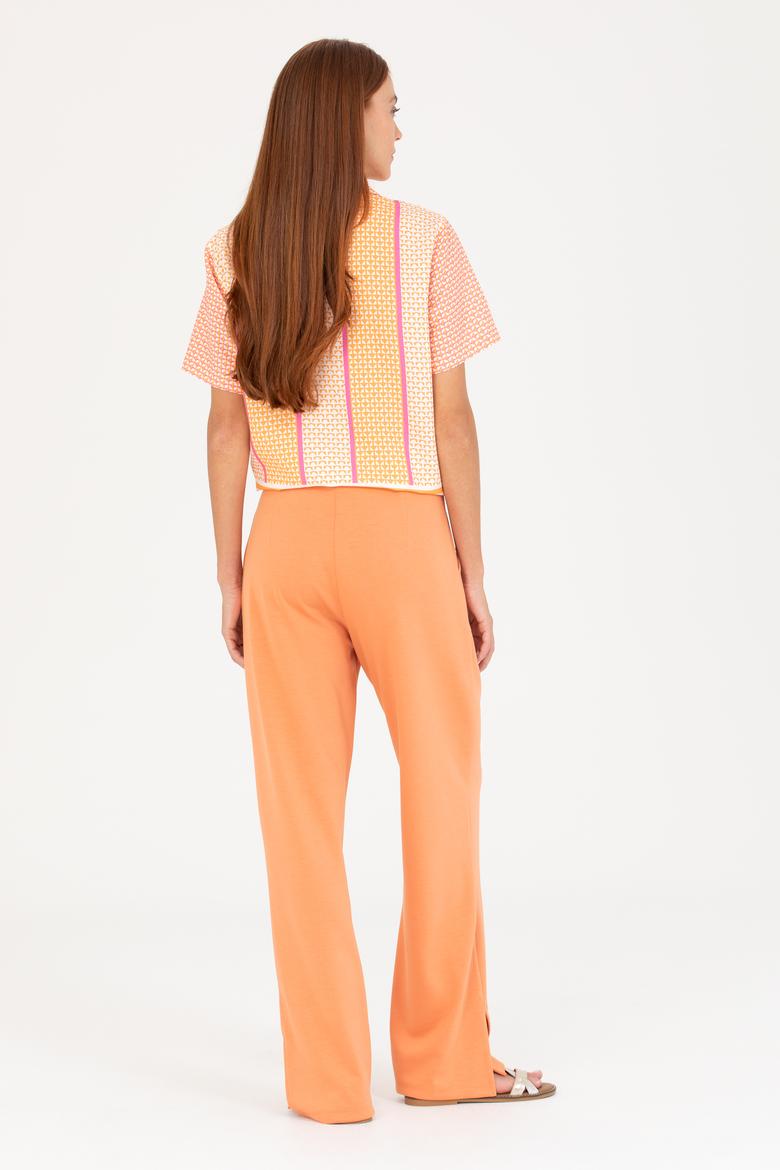 Kadın Kiremit Örme Pantolon - 50264710013