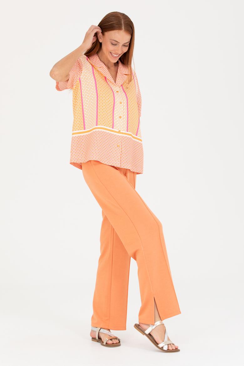 Kadın Kiremit Örme Pantolon - 50264710013