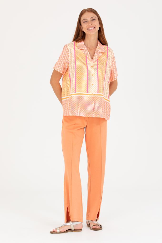 Kadın Kiremit Örme Pantolon