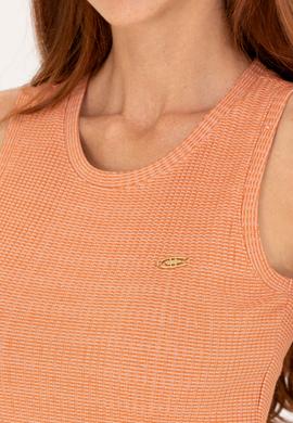 Kadın Kiremit Bisiklet Yaka Midi Boy Örme Elbise - 50263597033