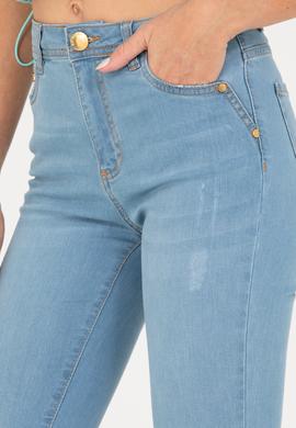 Kadın Açık Mavi Skinny Fit Jean Pantolon - 50263769013