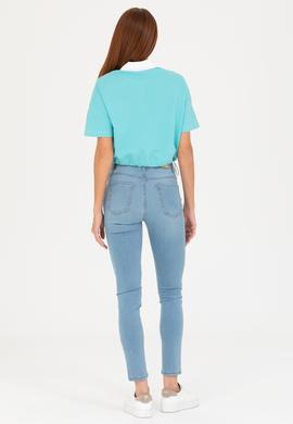 Kadın Açık Mavi Skinny Fit Jean Pantolon - 50263769013