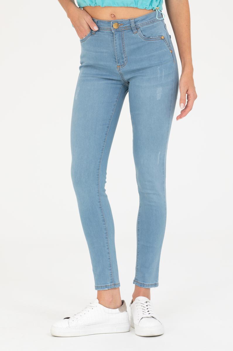 Kadın Açık Mavi Skinny Fit Jean Pantolon