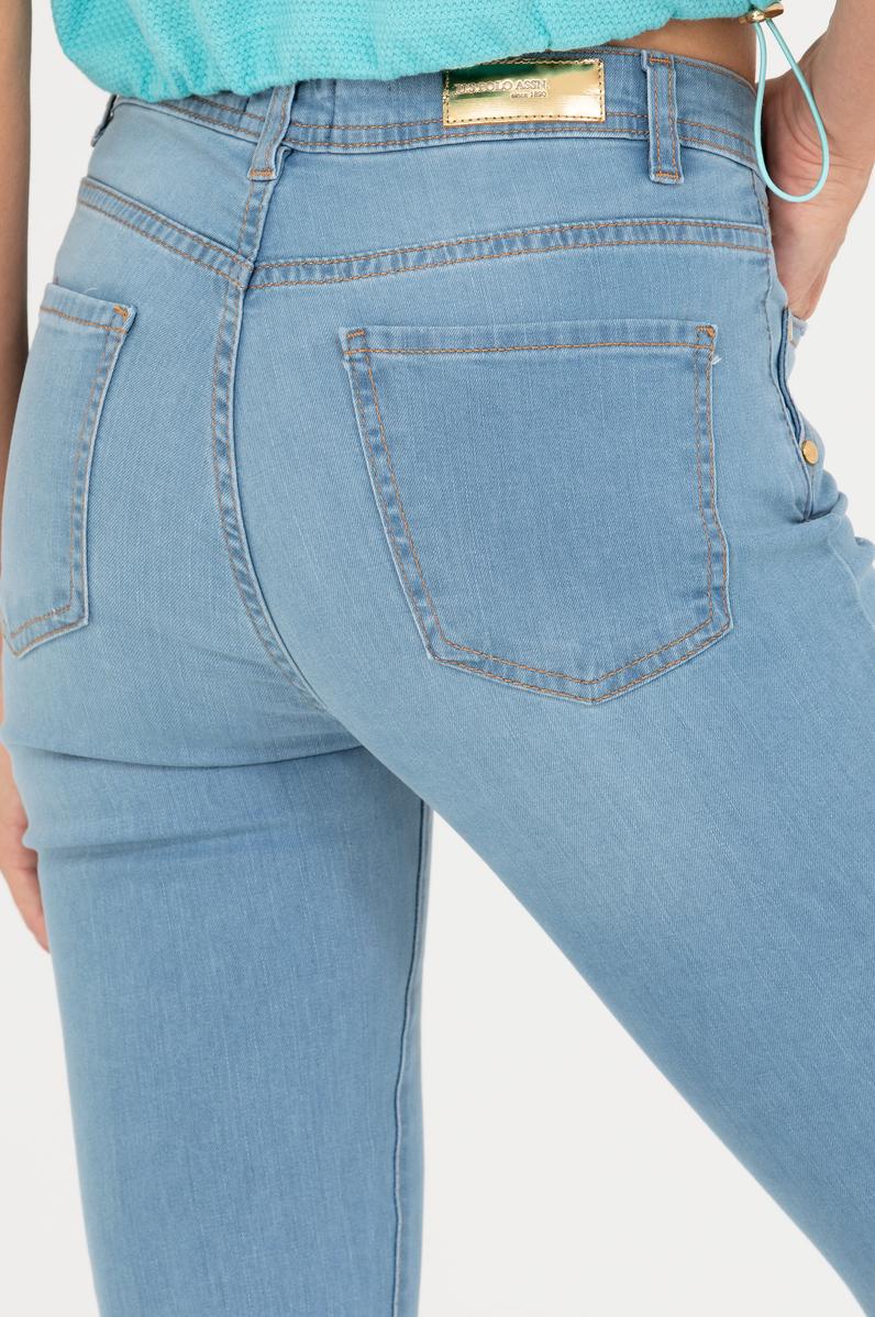 Kadın Açık Mavi Skinny Fit Jean Pantolon