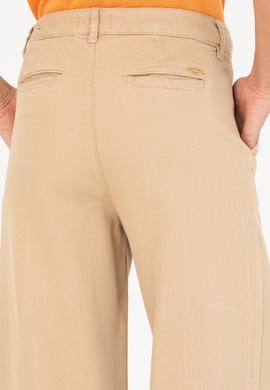 Kadın Krem Loose Fit Jean Pantolon - 50263799003