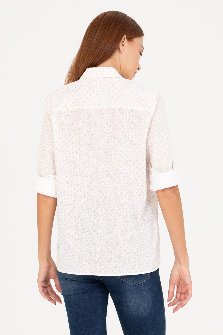 Kadın Camel Uzun Kollu Gömlek - 50264292003