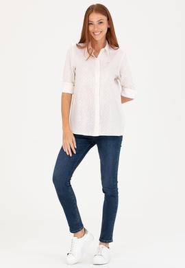 Kadın Camel Uzun Kollu Gömlek - 50264292003