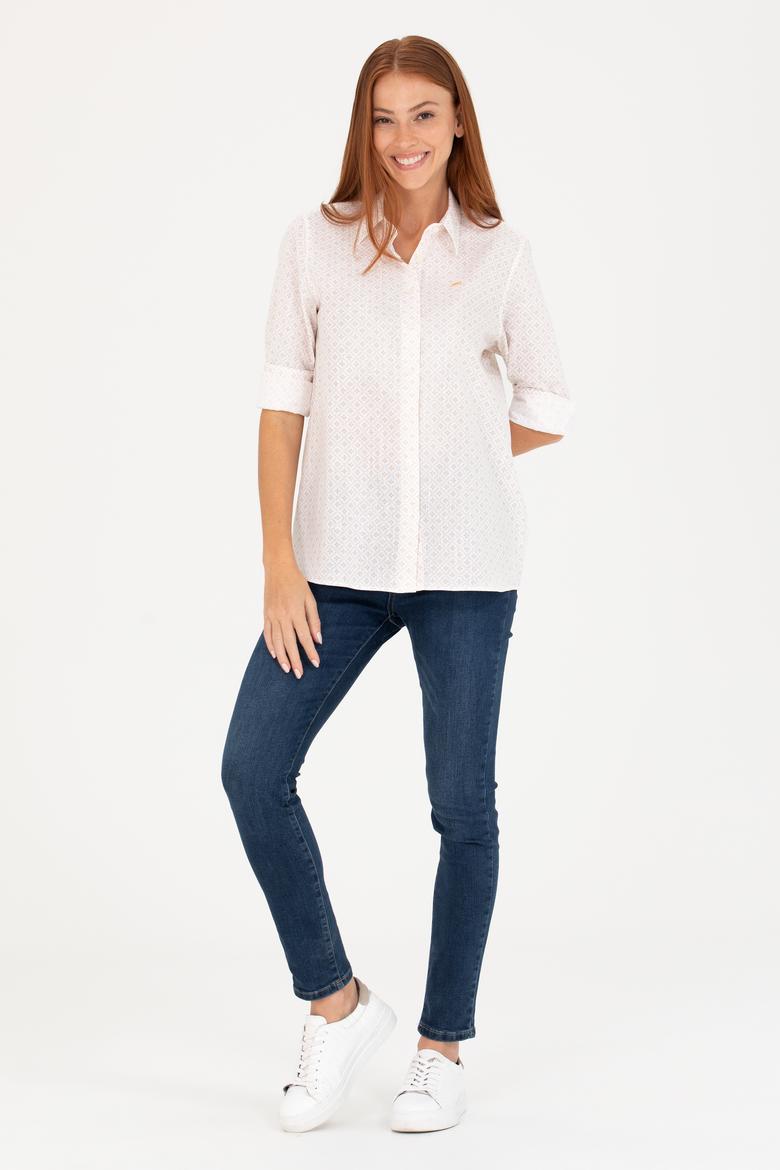 Kadın Camel Uzun Kollu Gömlek - 50264292003