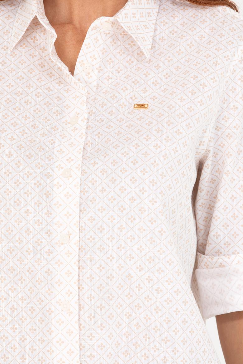 Kadın Camel Uzun Kollu Gömlek - 50264292003