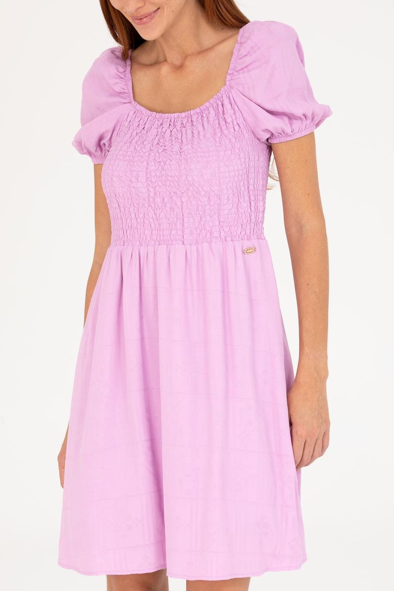 Kadın Manolya Mini Boy Dokuma Elbise - 50262578002