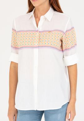 Kadın Manolya Uzun Kollu Gömlek - 50264898020