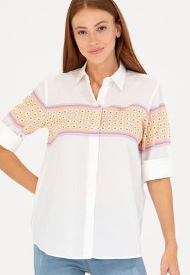 Kadın Manolya Uzun Kollu Gömlek - 50264898020