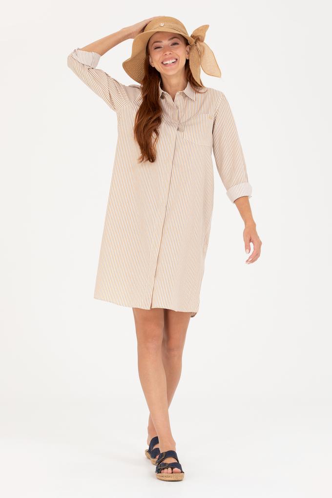 Kadın Camel Dokuma Elbise