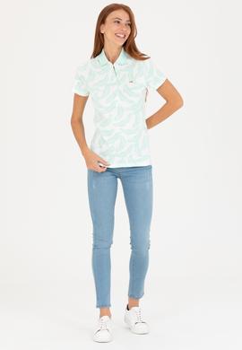 Kadın Su Yeşili Tişört - 50262956036