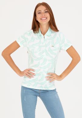 Kadın Su Yeşili Tişört - 50262956036